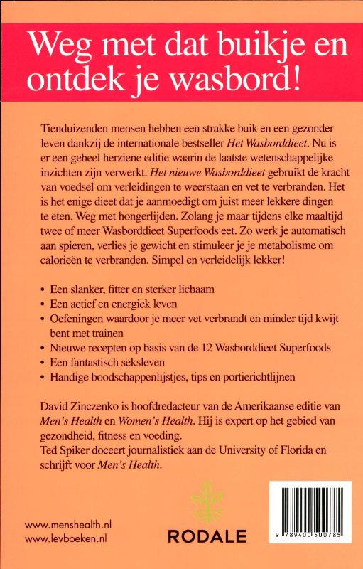 Het nieuwe wasbord dieet achterkant