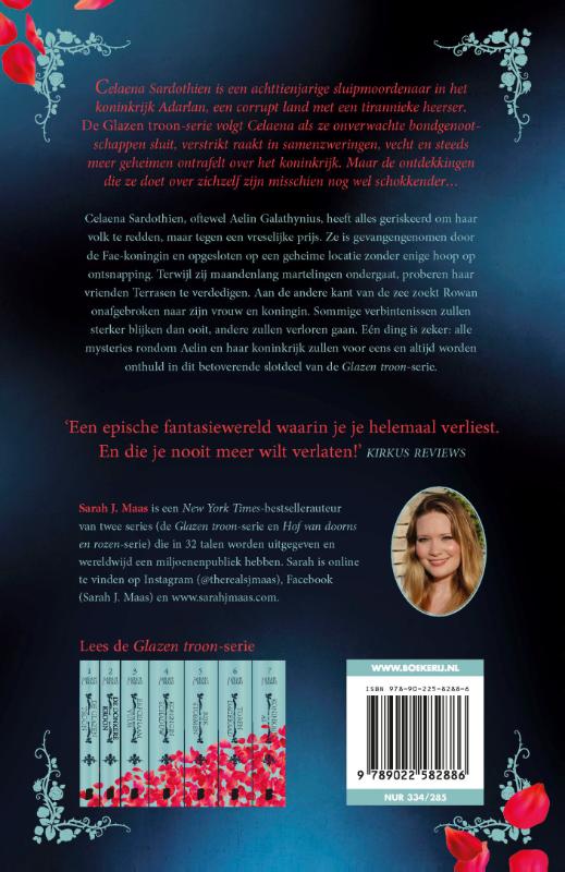 Koninkrijk van as / Glazen troon / 7 achterkant