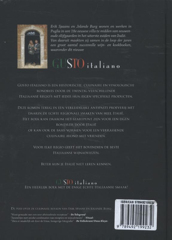 Gusto Italiano achterkant