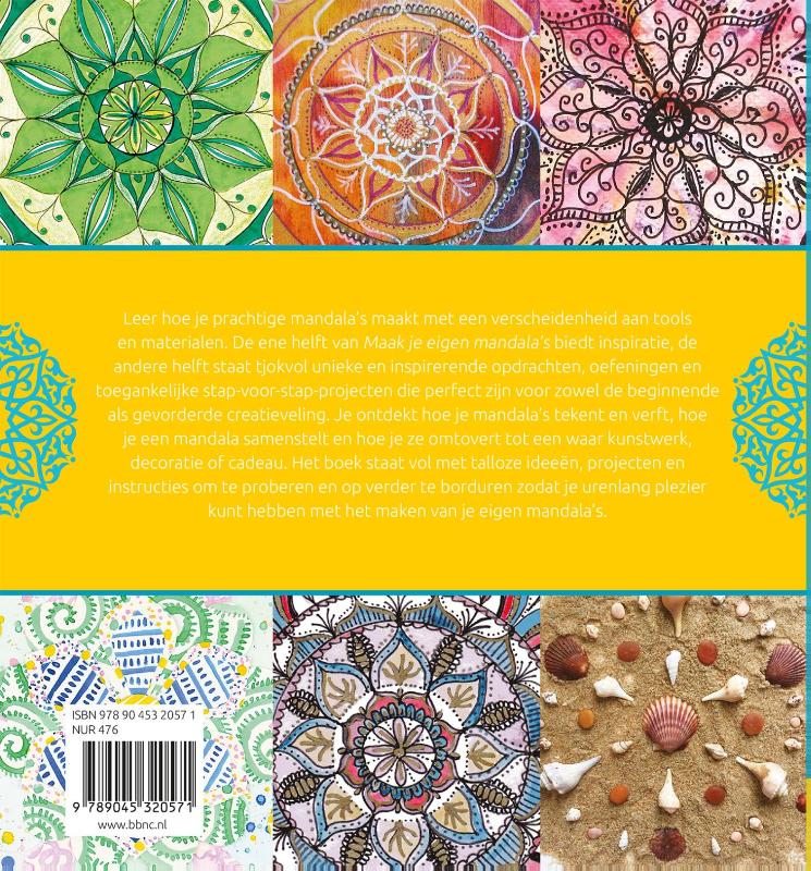 Maak je eigen mandala's achterkant