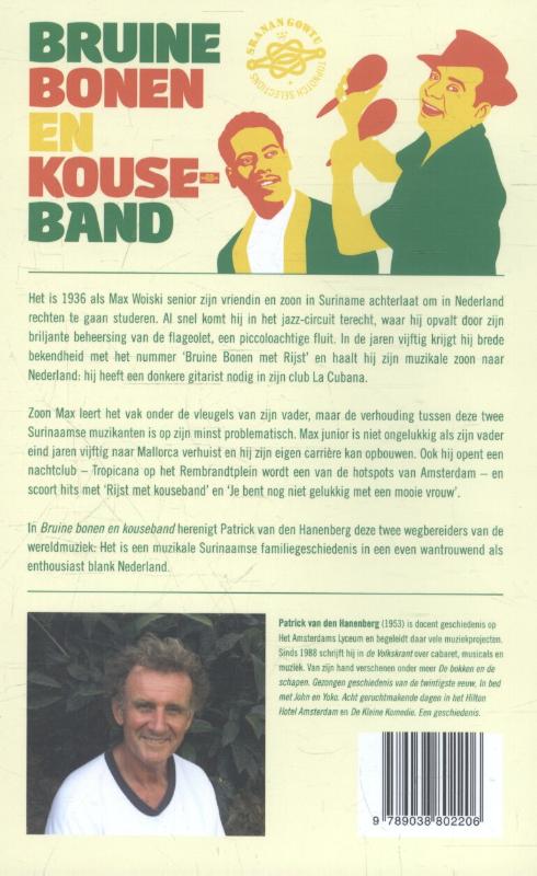 Bruine bonen en kouseband achterkant