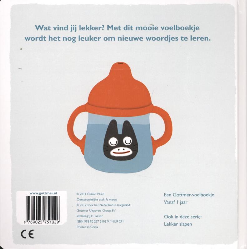 Kom je eten? / Gottmer-voelboekje achterkant