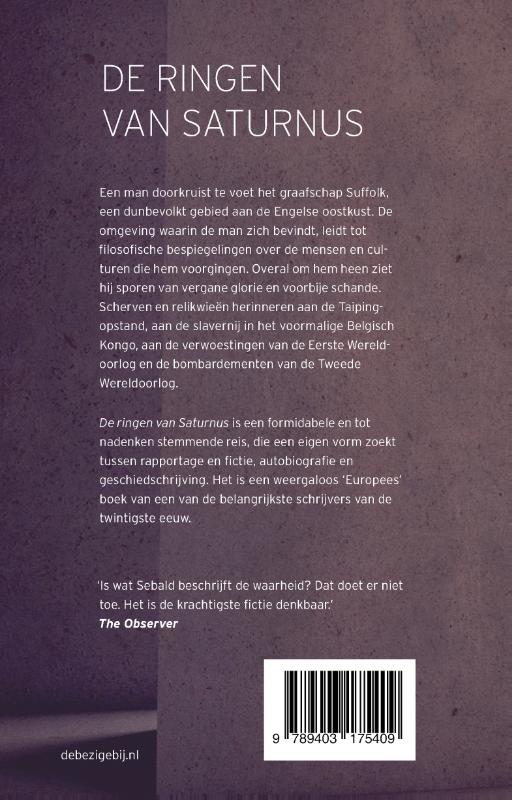 De ringen van Saturnus achterkant