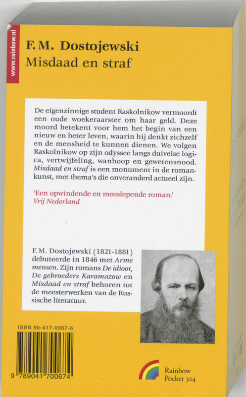 Misdaad en straf / De Russische bibliotheek / 324 achterkant