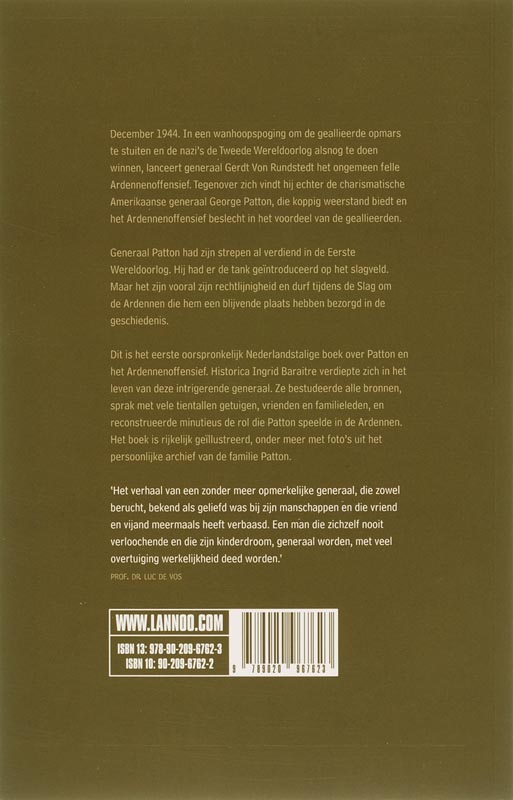 Patton. een generaal in de Ardennen achterkant
