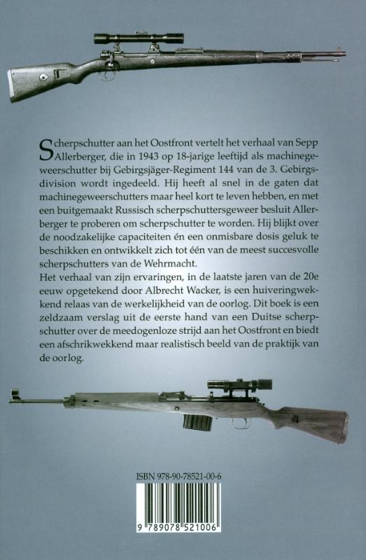 Scherpschutter aan het Oostfront achterkant