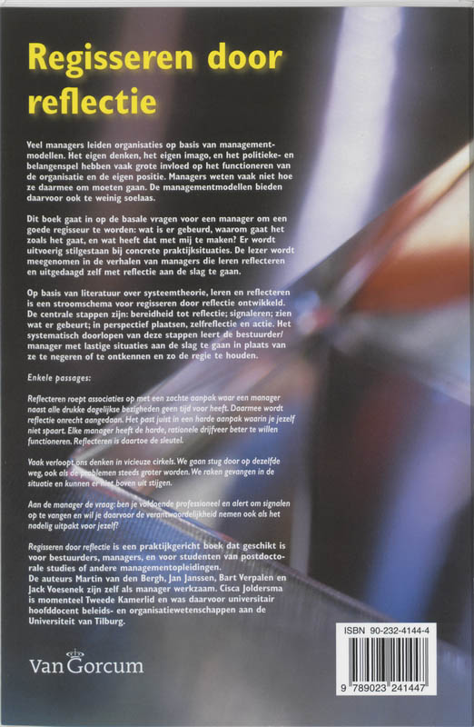 Regisseren door reflectie achterkant