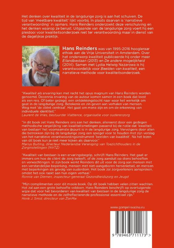 Kwaliteit als ervaring achterkant