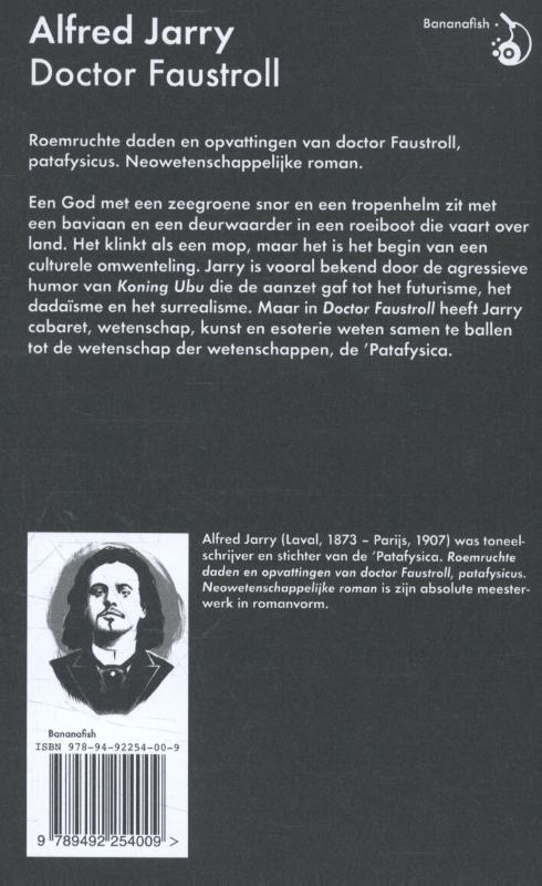 Roemruchtige daden en opvattingen van Doctor Faustroll achterkant