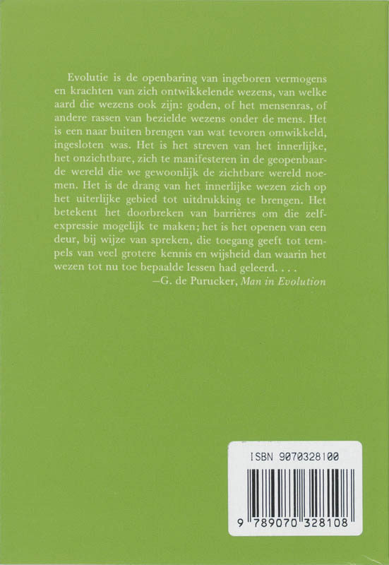 Evolutie / Theosofische perspectieven achterkant