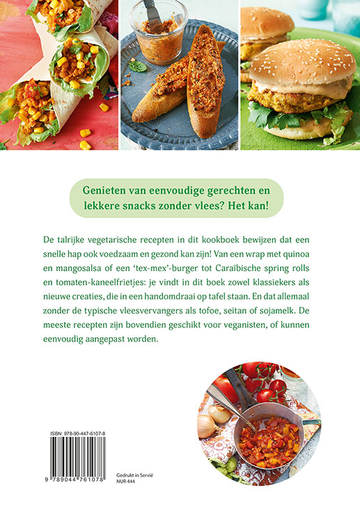 Snel en eenvoudig vegetarisch achterkant