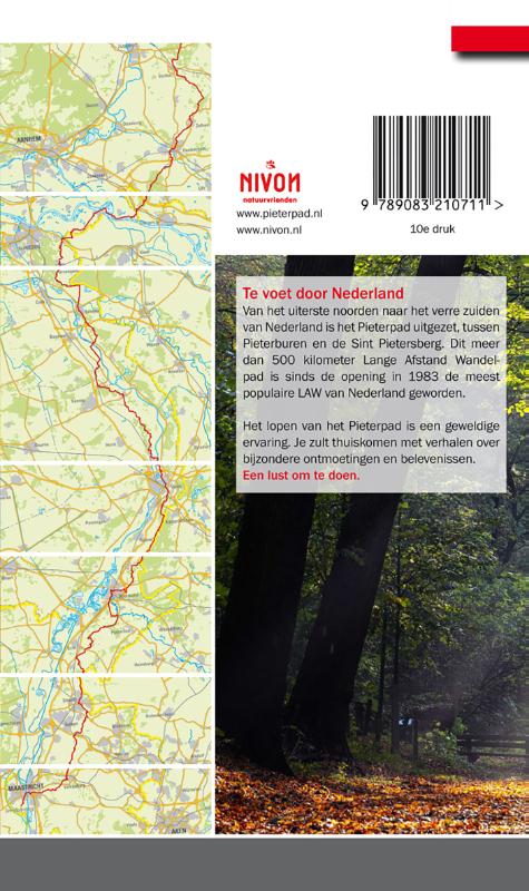 Pieterpad / 2 Vorden - Maastricht / LAW / 9-II achterkant