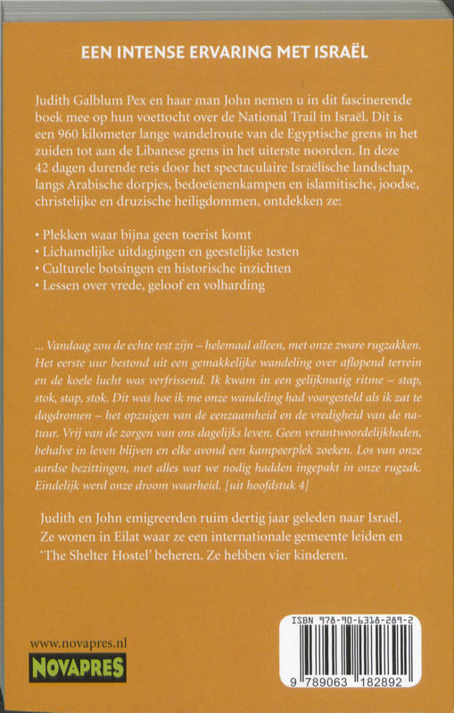 Doorwandel het land achterkant