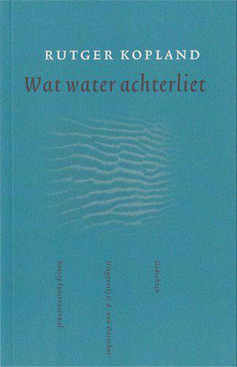 Wat water achterliet