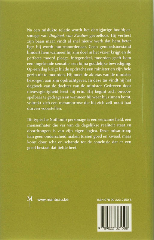 Dagboek Van Een Zwaluw achterkant