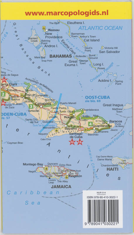 Marco Polo Reisgids Cuba achterkant