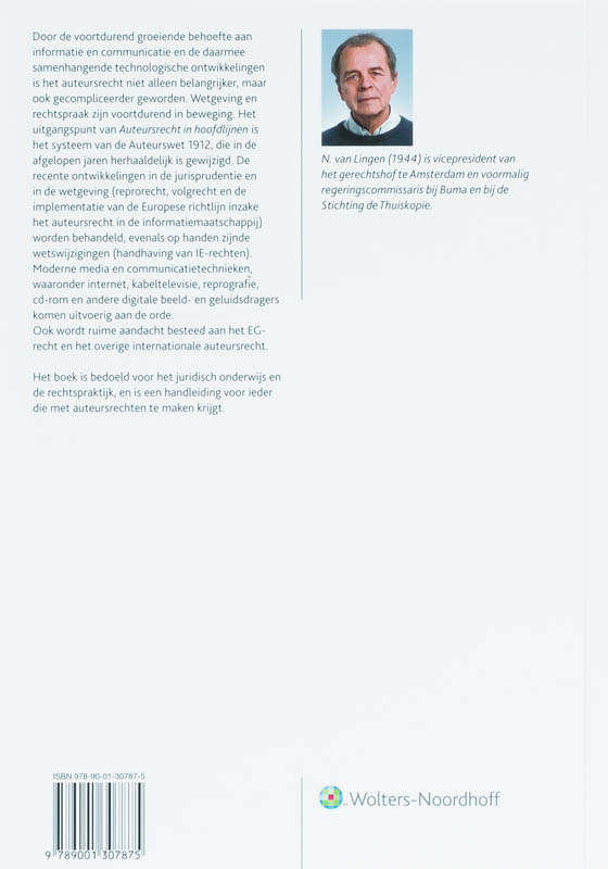 Auteursrecht in hoofdlijnen achterkant