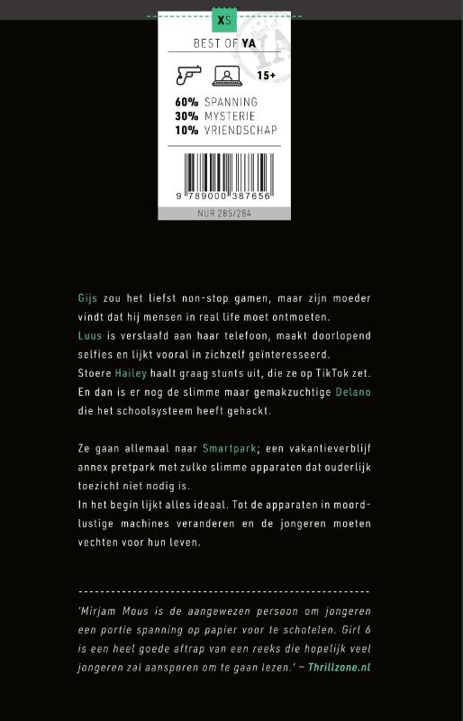 Welkom in Smartpark / Best of YA | XS achterkant