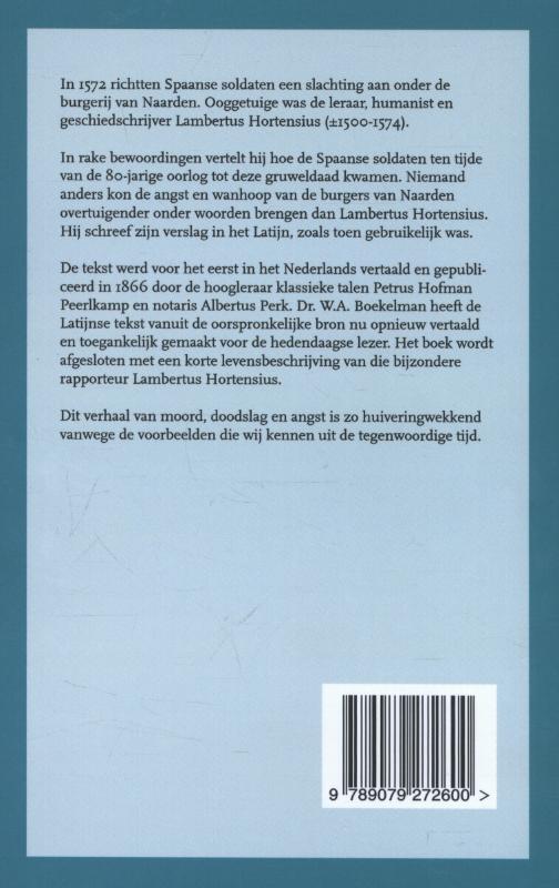 De ondergang van Naarden / Prominent-reeks / 22 achterkant