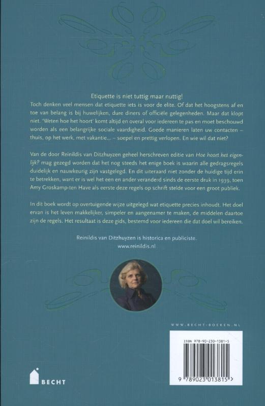 De Dikke Ditz Hoe hoort het eigenlijk? achterkant