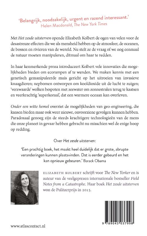 Onder een witte hemel achterkant