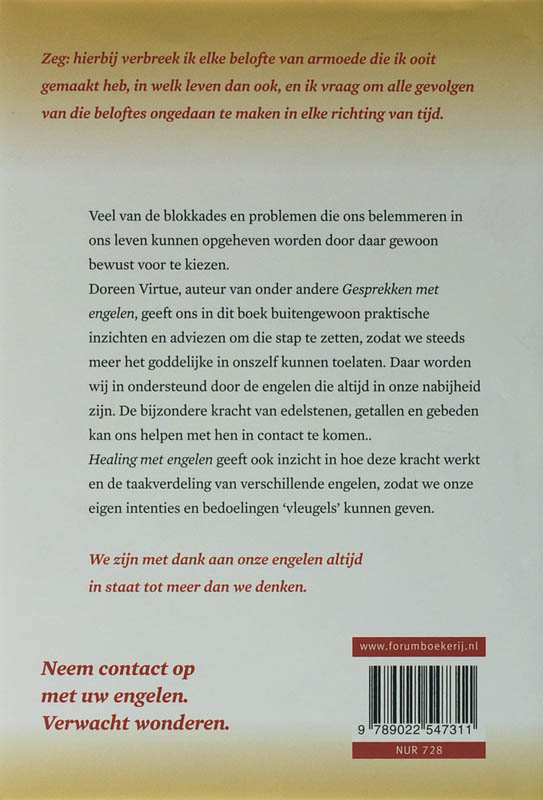Healing Met Engelen achterkant