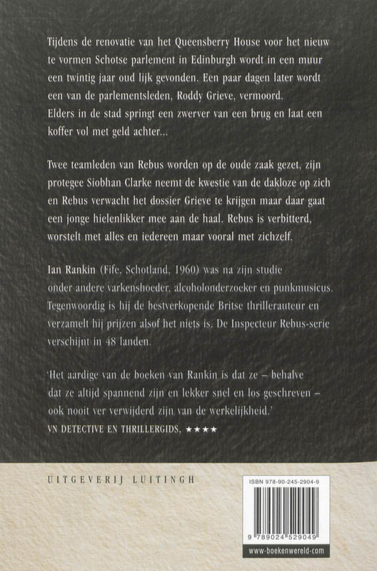 In Het Duister 12 Rebus achterkant