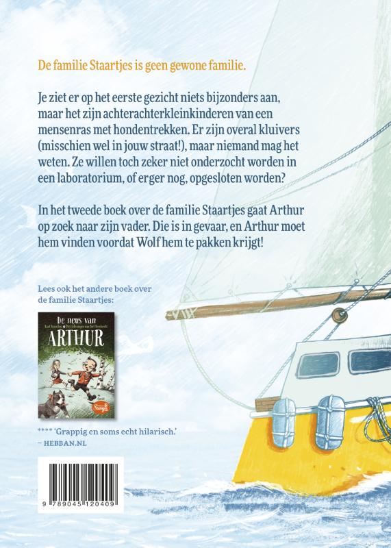 Arthur en de tattoo van Wolf achterkant