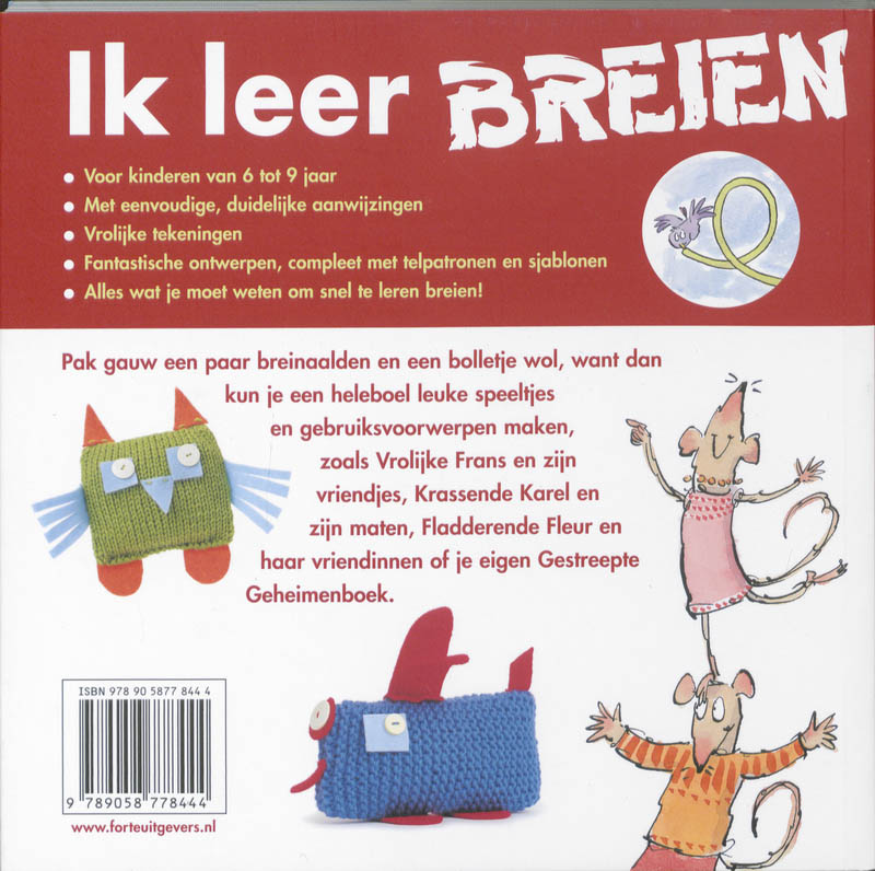 Ik leer breien achterkant