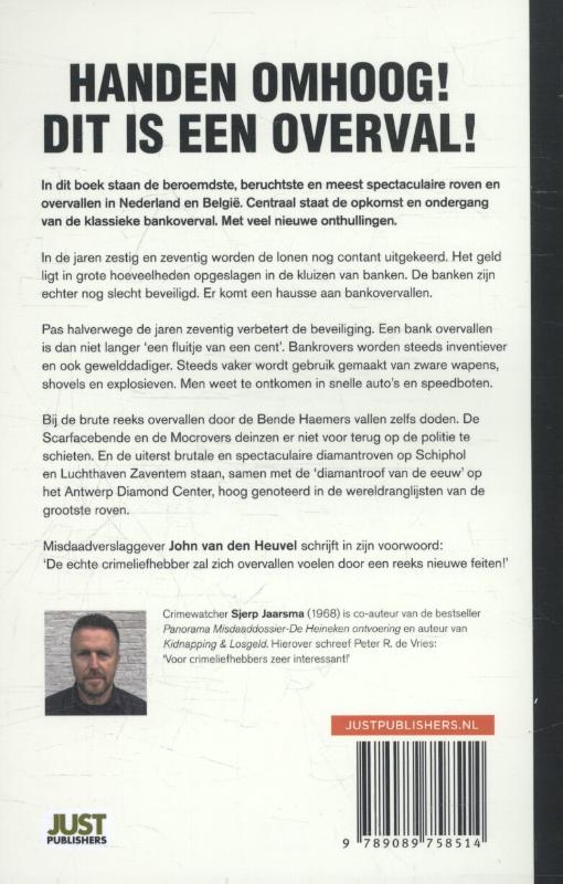 Handen omhoog! Dit is een overval! achterkant