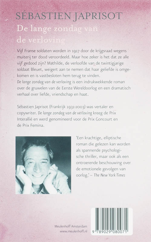 De Lange Zondag Van De Verloving achterkant