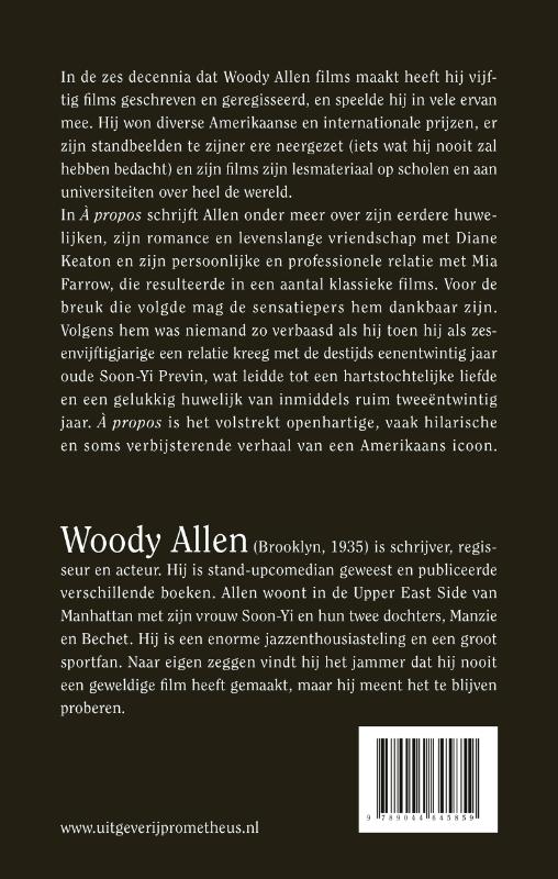 À propos achterkant