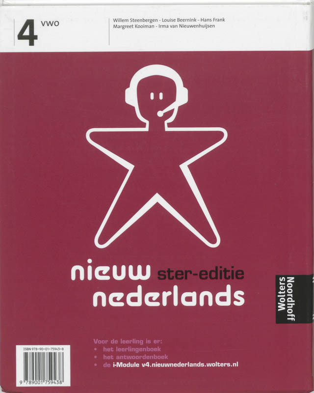 Nieuw Nederlands / Ster 4 Vwo achterkant