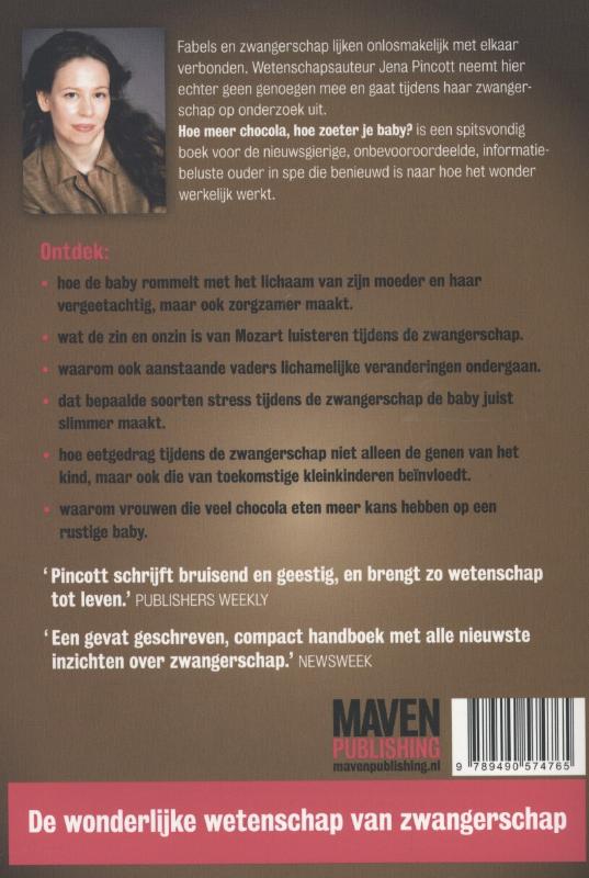 Hoe meer chocola, hoe zoeter je baby? achterkant