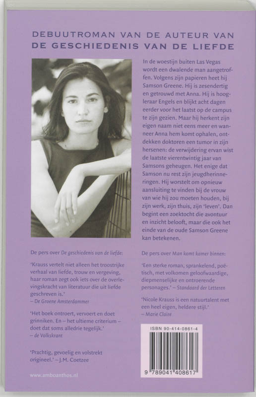 Man Komt Kamer Binnen achterkant