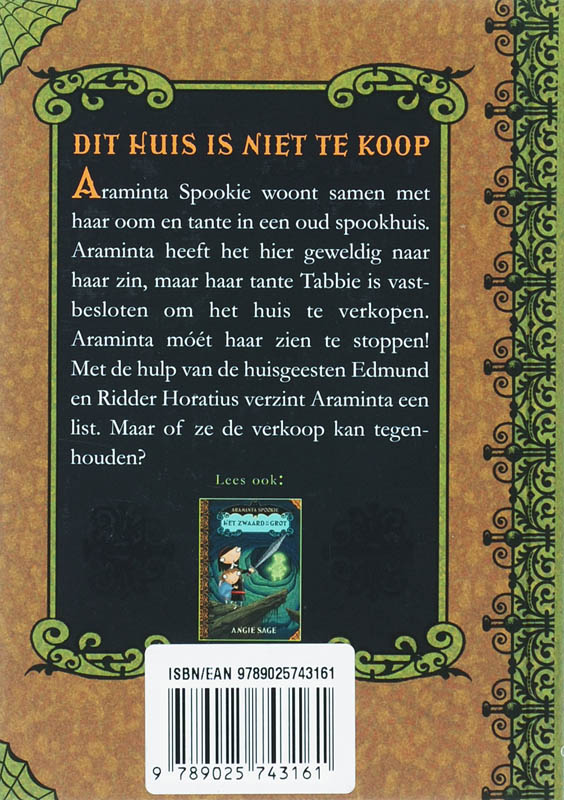 Araminta Spookie Mijn Spookhuis achterkant