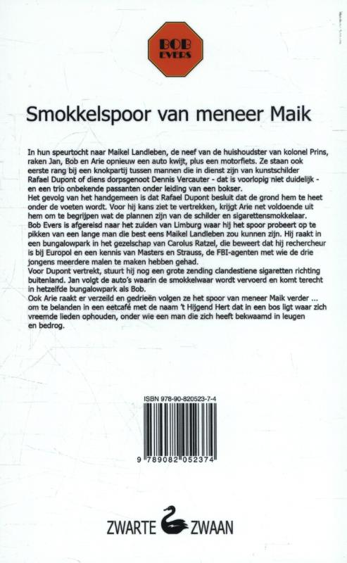 Smokkelspoor van meneer Maik / Bob Evers / 57 achterkant