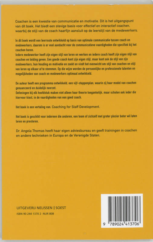 Coaching van teamleden achterkant