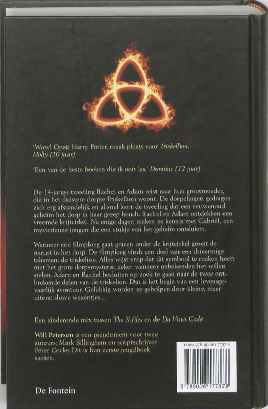 Het geheim van de wachters / Triskellion / 1 achterkant