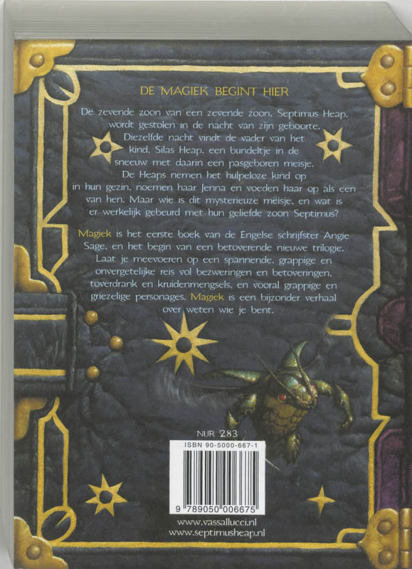 Septimus Heap 1 Magie achterkant