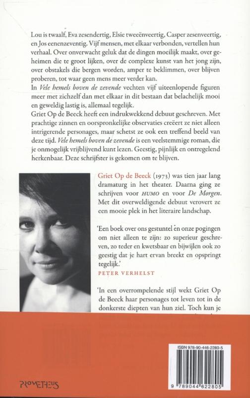 Vele hemels boven de zevende achterkant