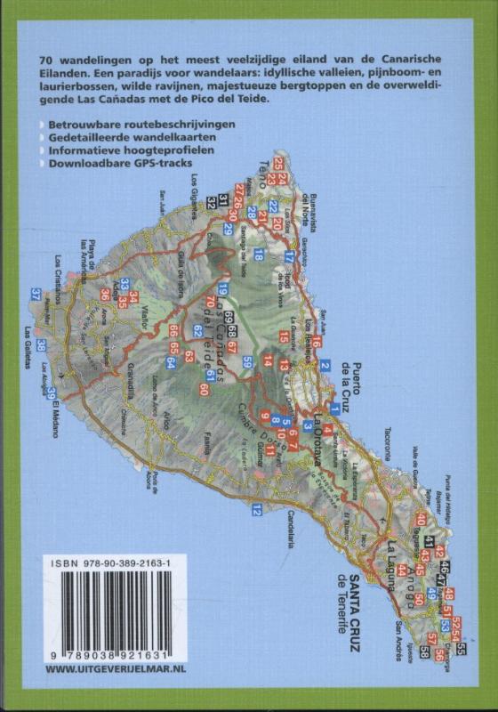 Rother Wandelgidsen  -   Tenerife achterkant