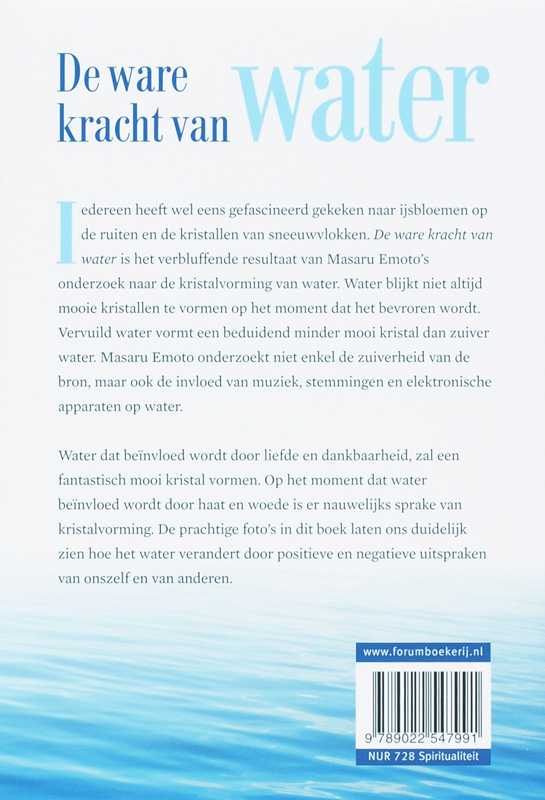 De Ware Kracht Van Water achterkant