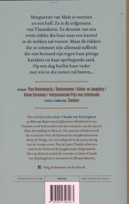 Jonkvrouw achterkant