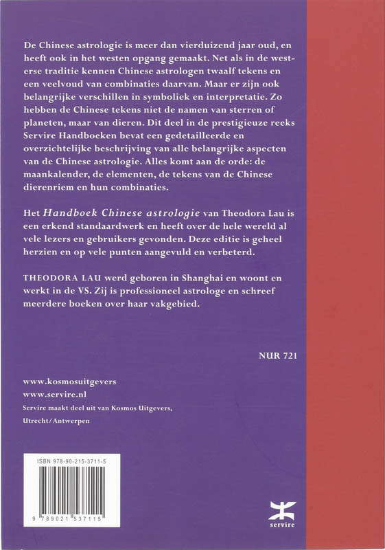Handboek Chinese astrologie achterkant