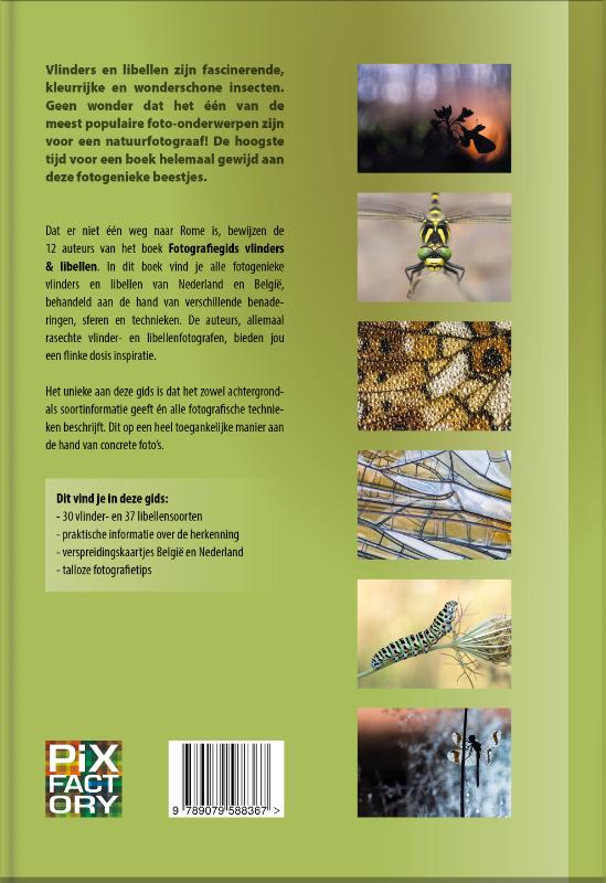 Fotografiegids Vlinders en Libellen / Fotografiegidsen - Macro / 1 achterkant