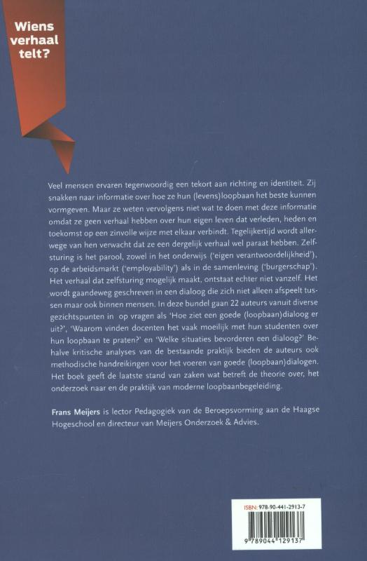 Wiens verhaal telt? achterkant