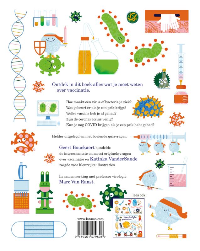 Schrik je van een prikje? achterkant
