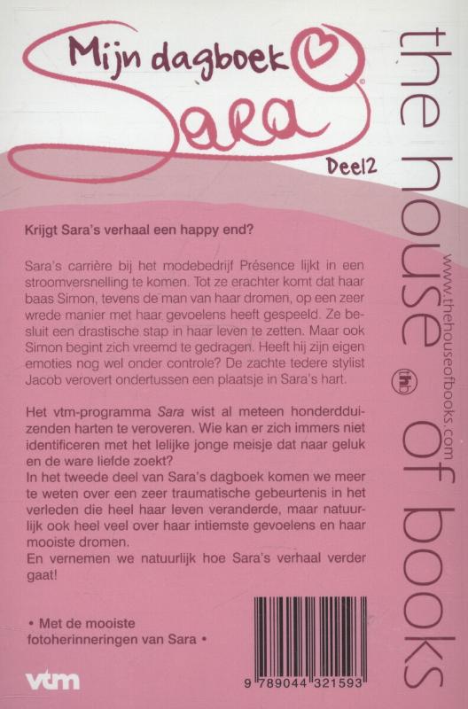 Mijn dagboek / 2 / Sara / 2 achterkant