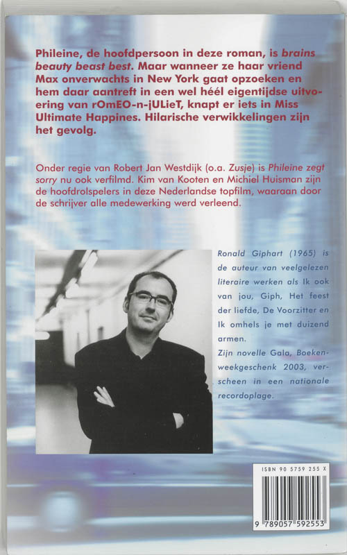 Phileine Zegt Sorry Filmeditie achterkant